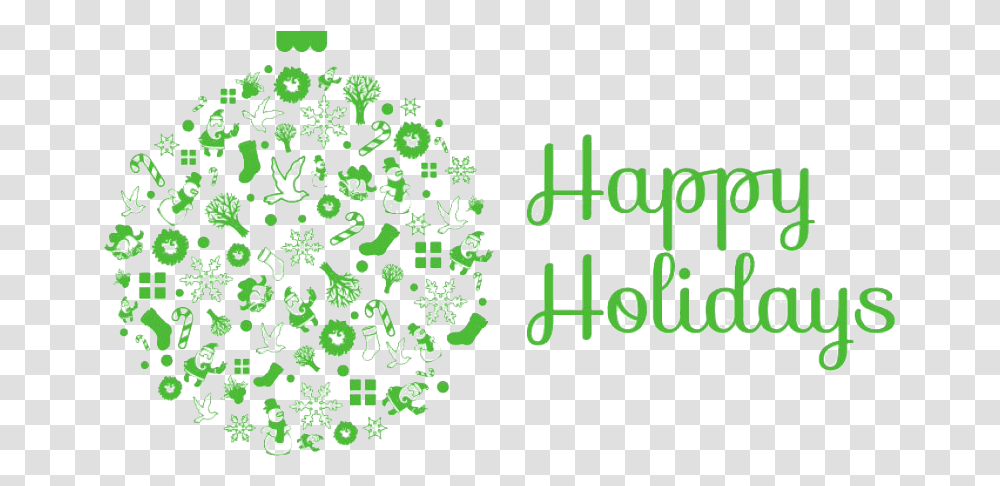 December Happy Holidays Background Happy Holidays From Our Team, Pattern, Green, Floral Design Transparent Png