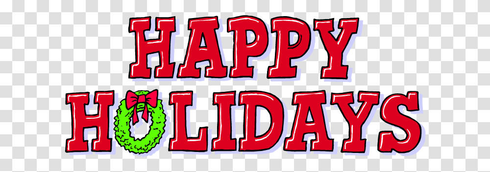 December Holiday Border Clip Art Happy Holidays, Text, Alphabet, Label, Word Transparent Png