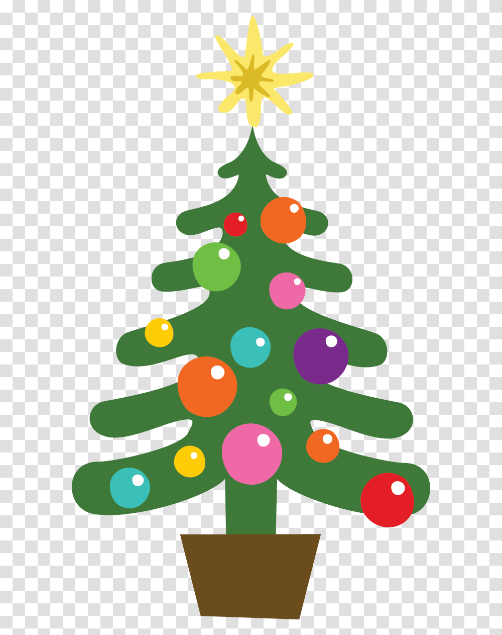 December Holidays Tree Clip Art Image Clipartix Christmas Holiday Clip Art, Plant, Ornament, Christmas Tree, Star Symbol Transparent Png