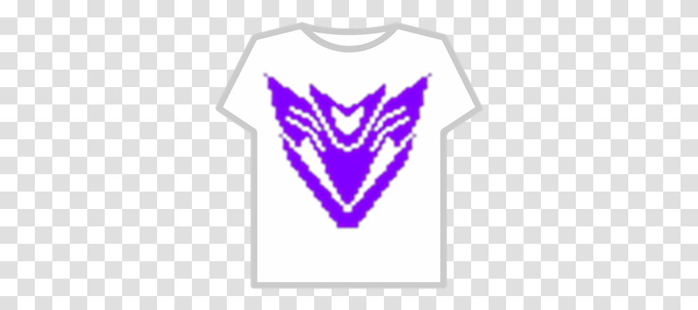 Decepticon Logo Wfc V2 Roblox Emblem, Clothing, Sleeve, Shirt, T-Shirt Transparent Png