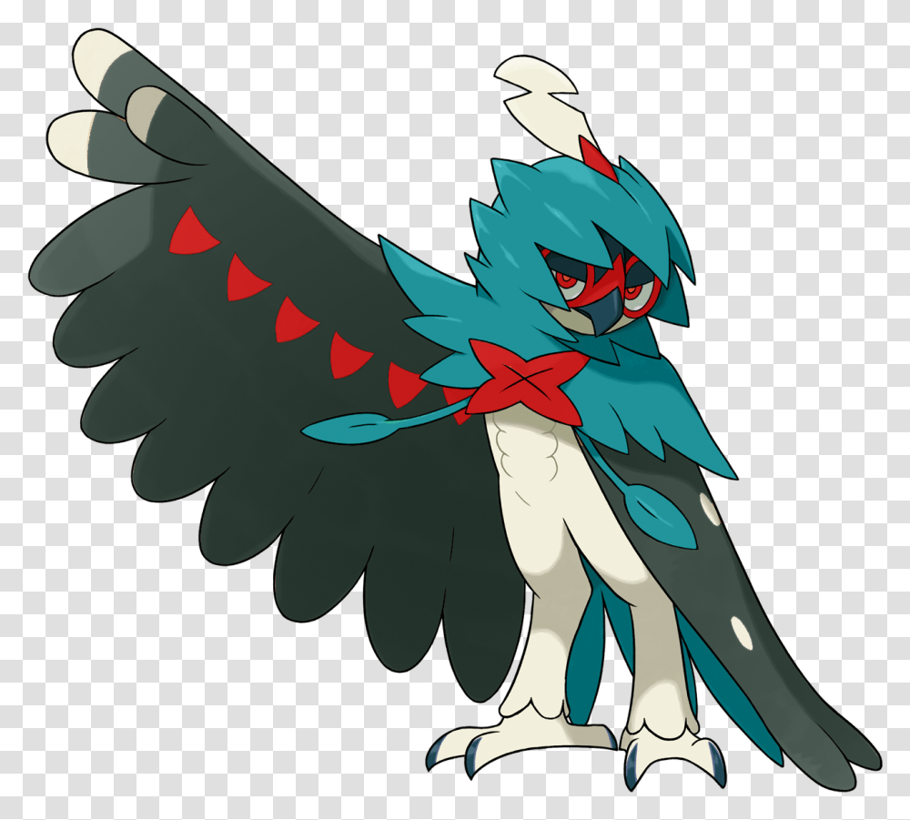 Decidueye Shiny, Emblem, Bird, Animal Transparent Png