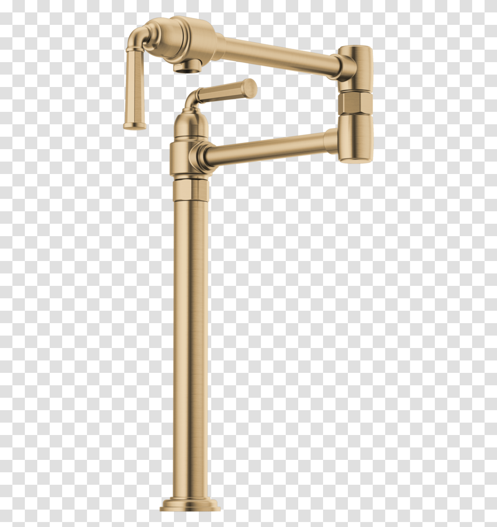 Deck Mount, Sink Faucet, Handle, Stick, Bronze Transparent Png