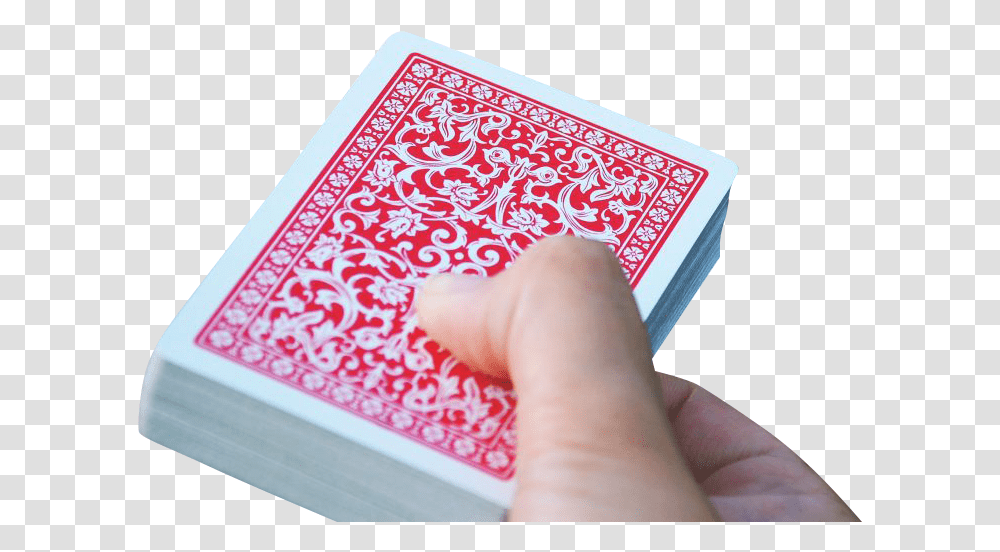 Deck Of Cards In Hand Playing Card, Person, Human, QR Code Transparent Png