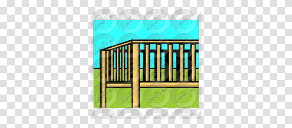 Deck Picture For Classroom Therapy Use, Furniture, Crib, Railing Transparent Png