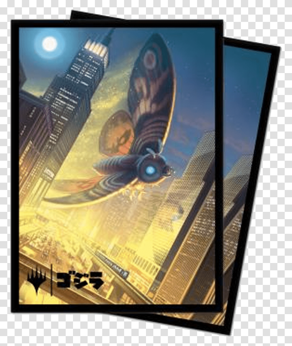 Deck Protectors Mtg Ikoria Mothra Supersonic Queen Magic The Gathering Mothra, Metropolis, Book, Screen, Electronics Transparent Png