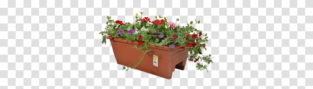 Deck Rail Planter Flowerpot, Potted Plant, Vase, Jar, Pottery Transparent Png