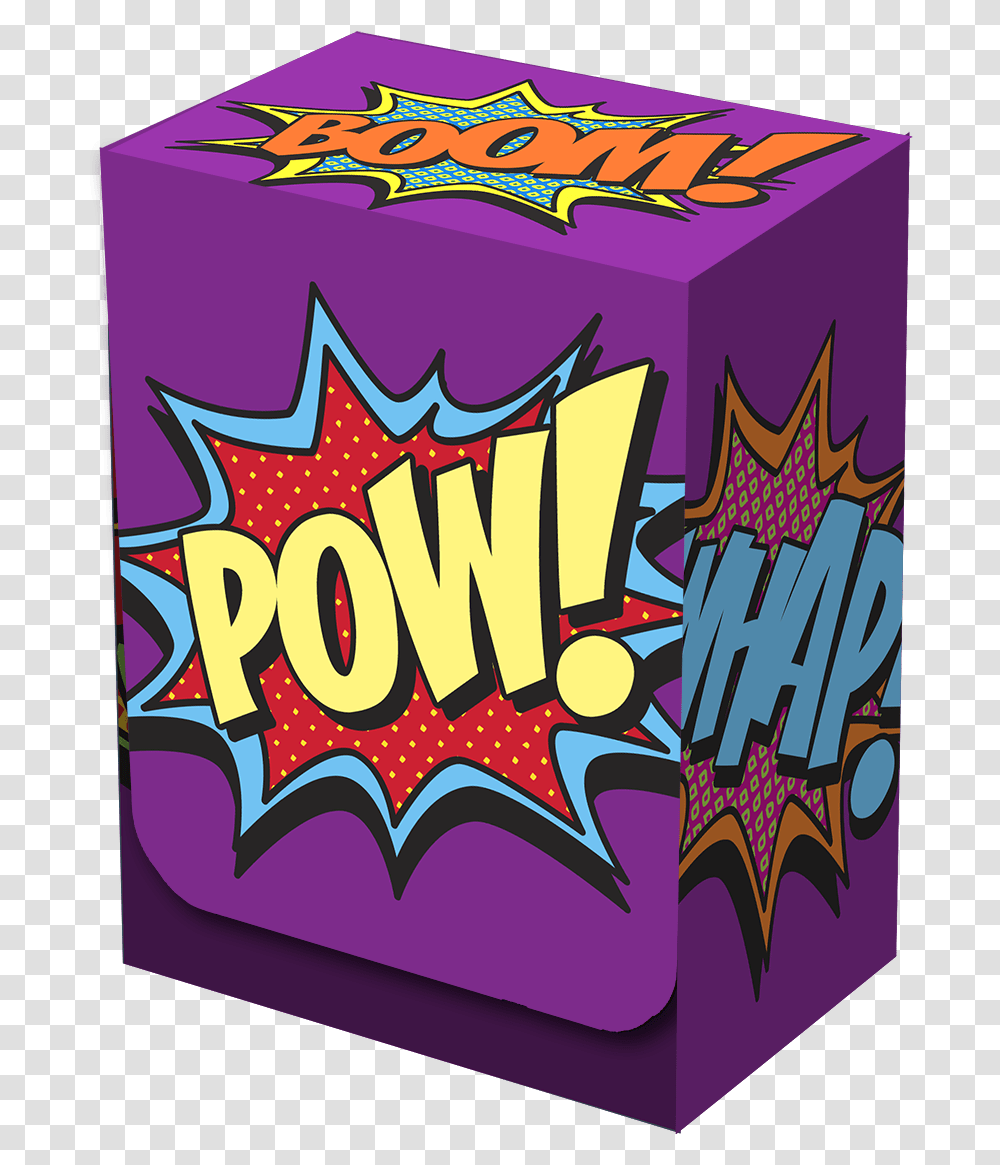 Deckbox Pow Box100 400 Legionsuppliescom Superhero, Paper, Outdoors, Poster, Advertisement Transparent Png