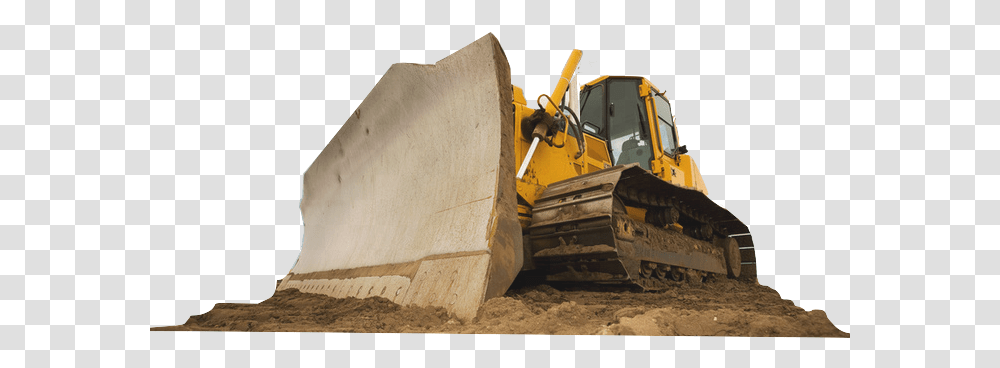 Decker Construction, Bulldozer, Tractor, Vehicle, Transportation Transparent Png