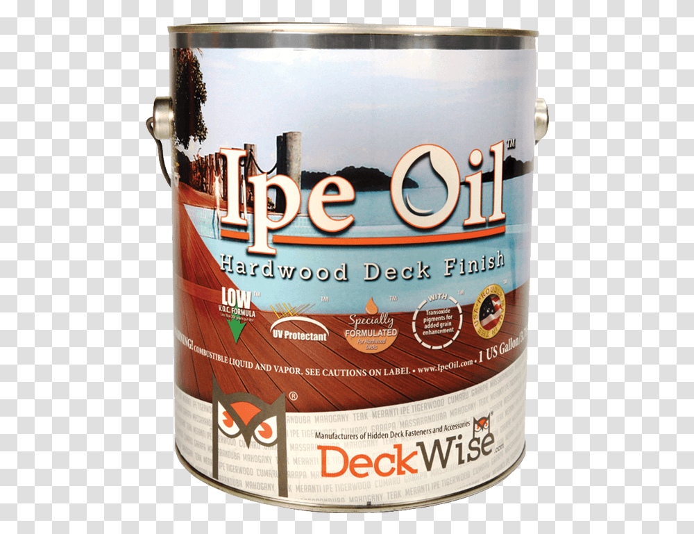 Deckwise Ipe Oil, Tin, Barrel, Can, Bucket Transparent Png
