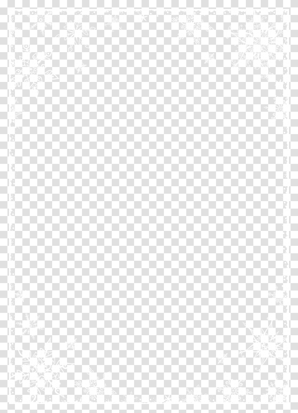Deco Border Frame White Heart Rate Transparent Png