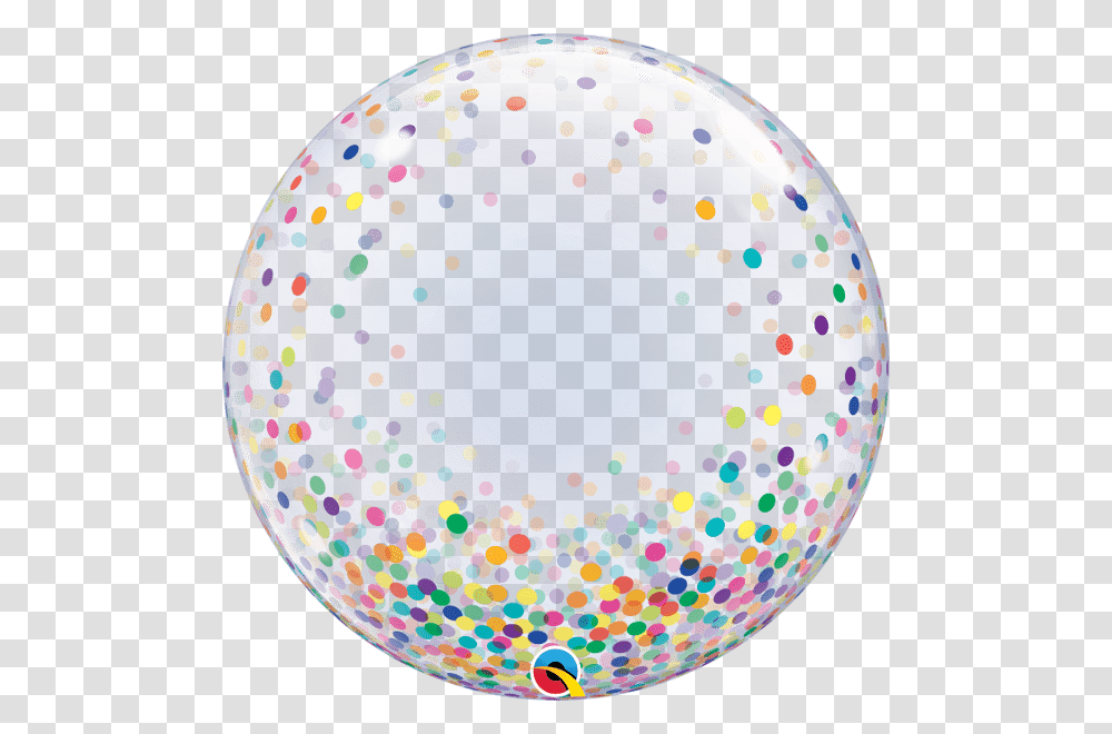 Deco Bubble Colorful Confetti Dots, Paper, Balloon Transparent Png
