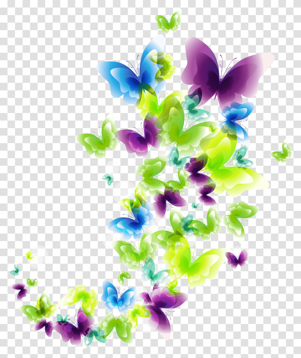 Deco Butterflies Clipart Picture Butterfly Good Morning Quotes Transparent Png