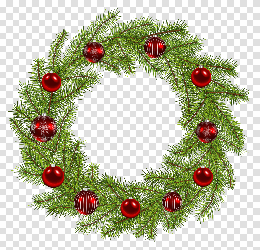 Deco Christmas Wreath Clip Art Image Wreaths Background Christmas Wreath Wreath Clipart Transparent Png
