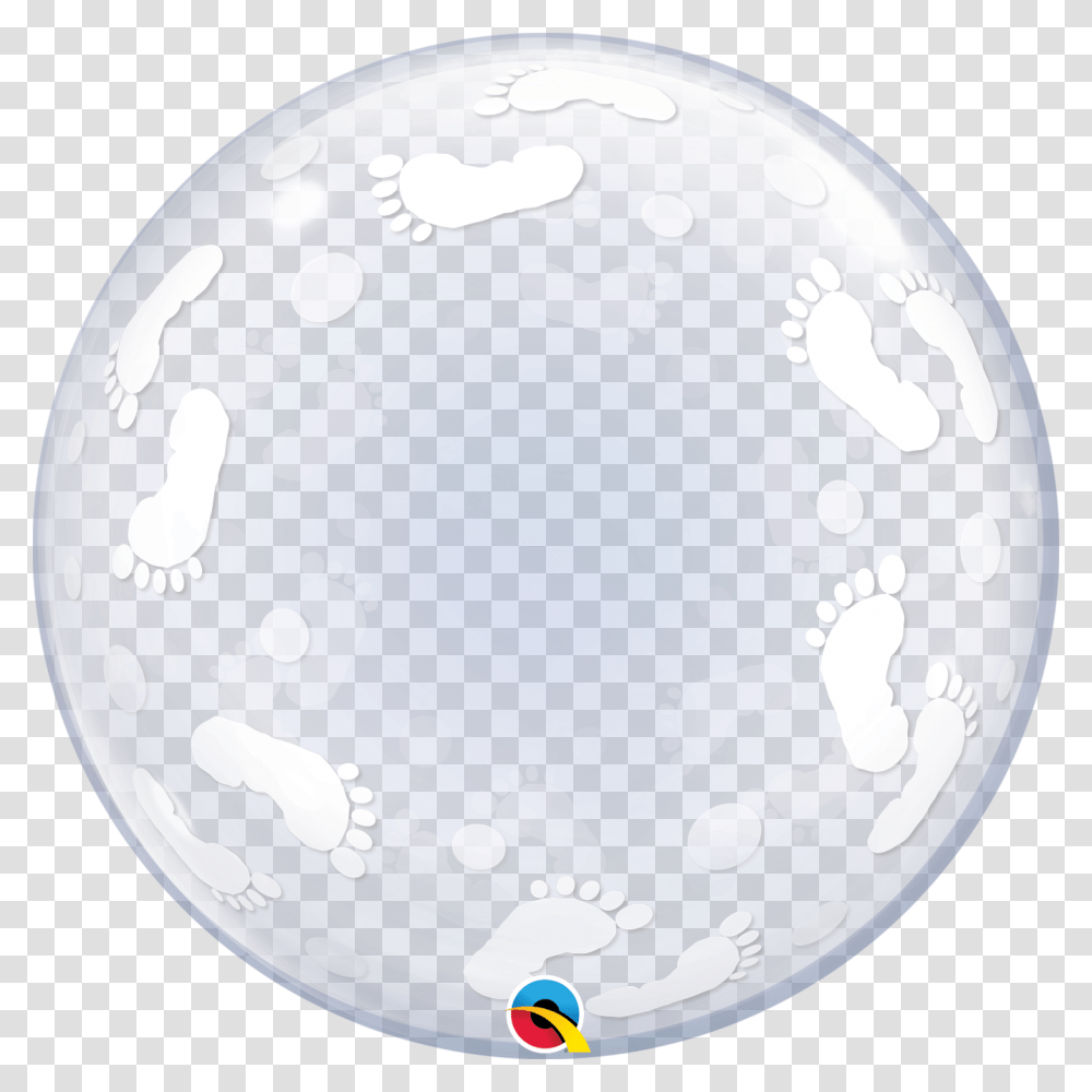 Deco Foot Prints Bubble Balloon, Sphere, Astronomy, Outer Space, Universe Transparent Png