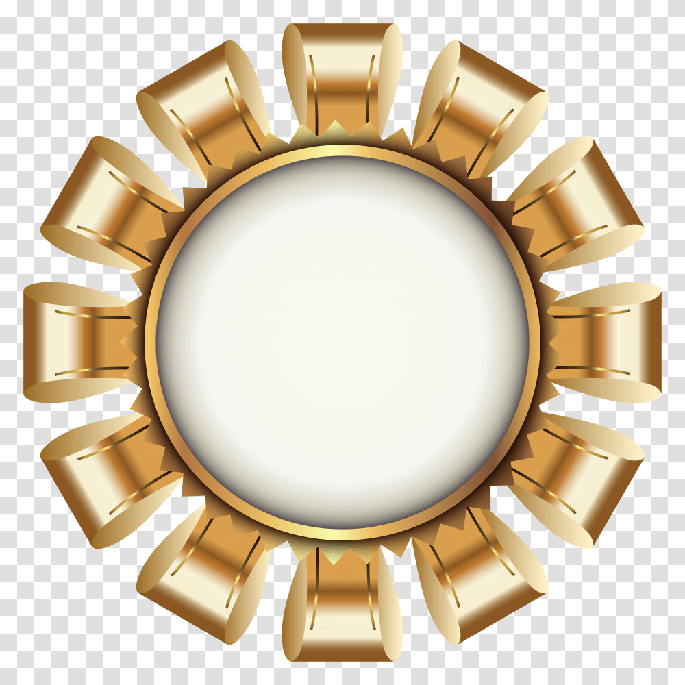 Deco Seal White Gold Clip Art Gallery Transparent Png