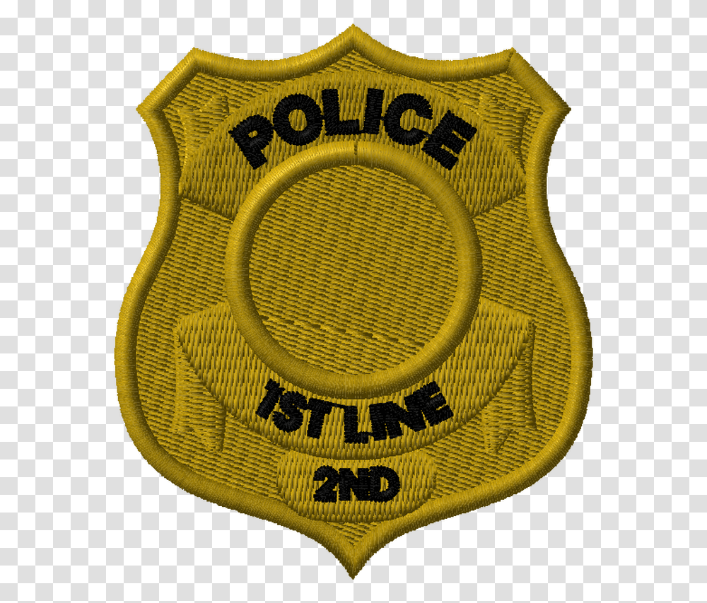 Deco Stk Emb Le Badge Shield Gold Emblem, Logo, Trademark, Rug Transparent Png