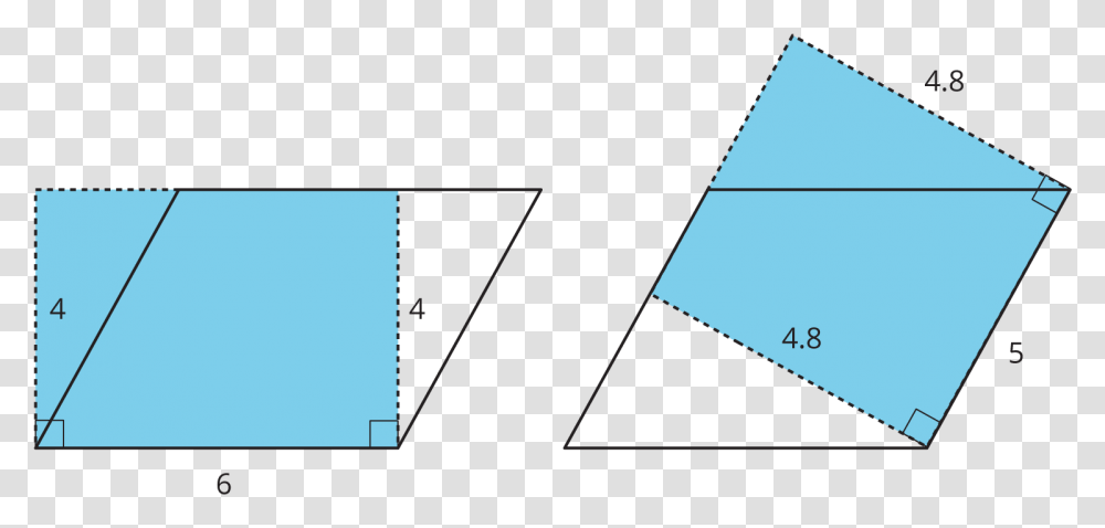 Decompose Parallelogram And Rearrange, Triangle, Lighting Transparent Png