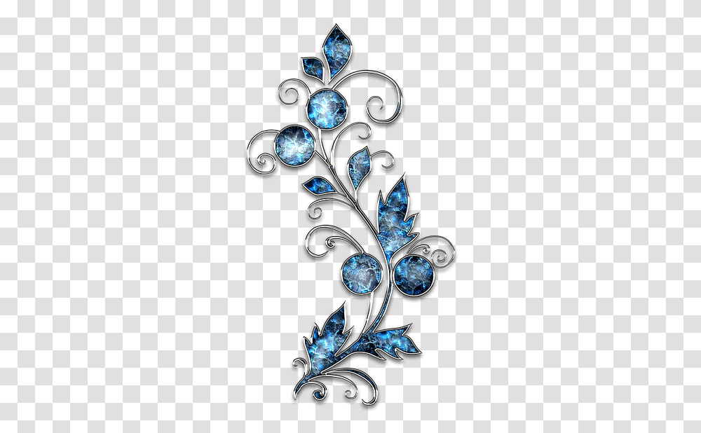 Decor Ornament Jewelry Flower Blue Silver Samsung J4 Plus Cases For Girls, Accessories, Accessory, Gemstone, Opal Transparent Png