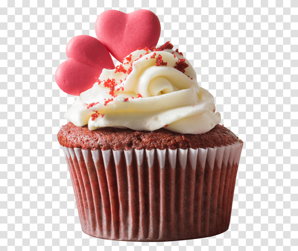 Decoracion De Cupcakes Para San Valentin, Cream, Dessert, Food, Creme Transparent Png
