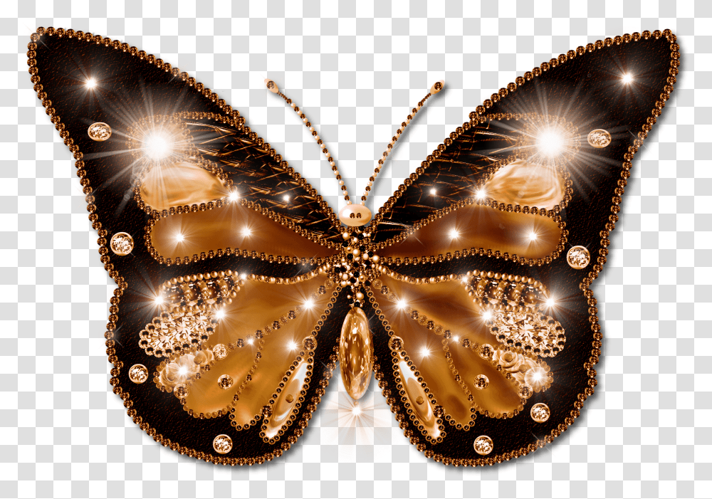 Decorated Butterfly, Ornament, Chandelier, Lamp, Pattern Transparent Png