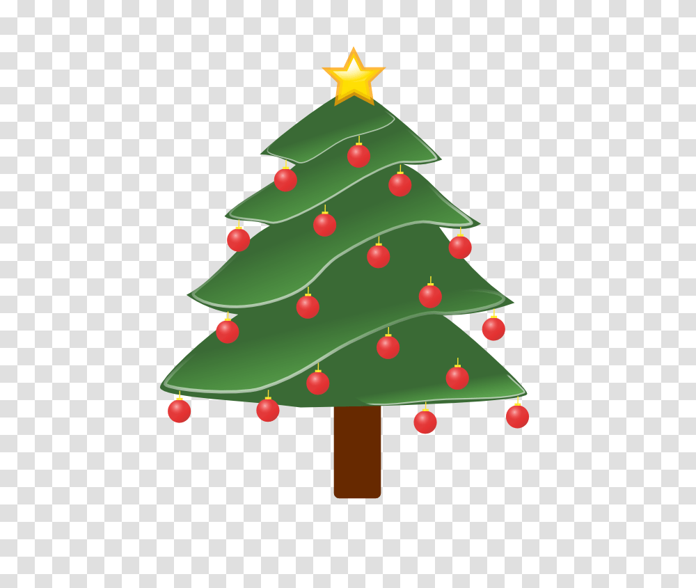 Decorated Christmas Tree Clipart, Plant, Ornament, Star Symbol Transparent Png