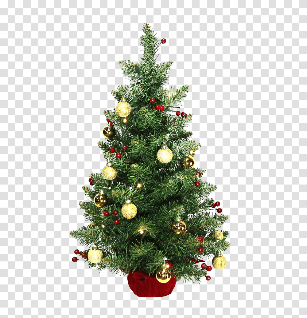 Decorated Christmas Tree No Background Decorate Christmas Tree Background, Ornament, Plant, Pine,  Transparent Png