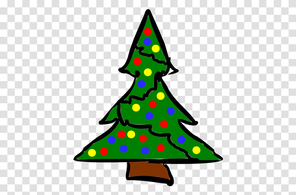 Decorated Christmas Tree With Snow Svg Clip Art For Web Christmas Tree Clipart Ugly, Plant, Ornament, Star Symbol, Vegetation Transparent Png