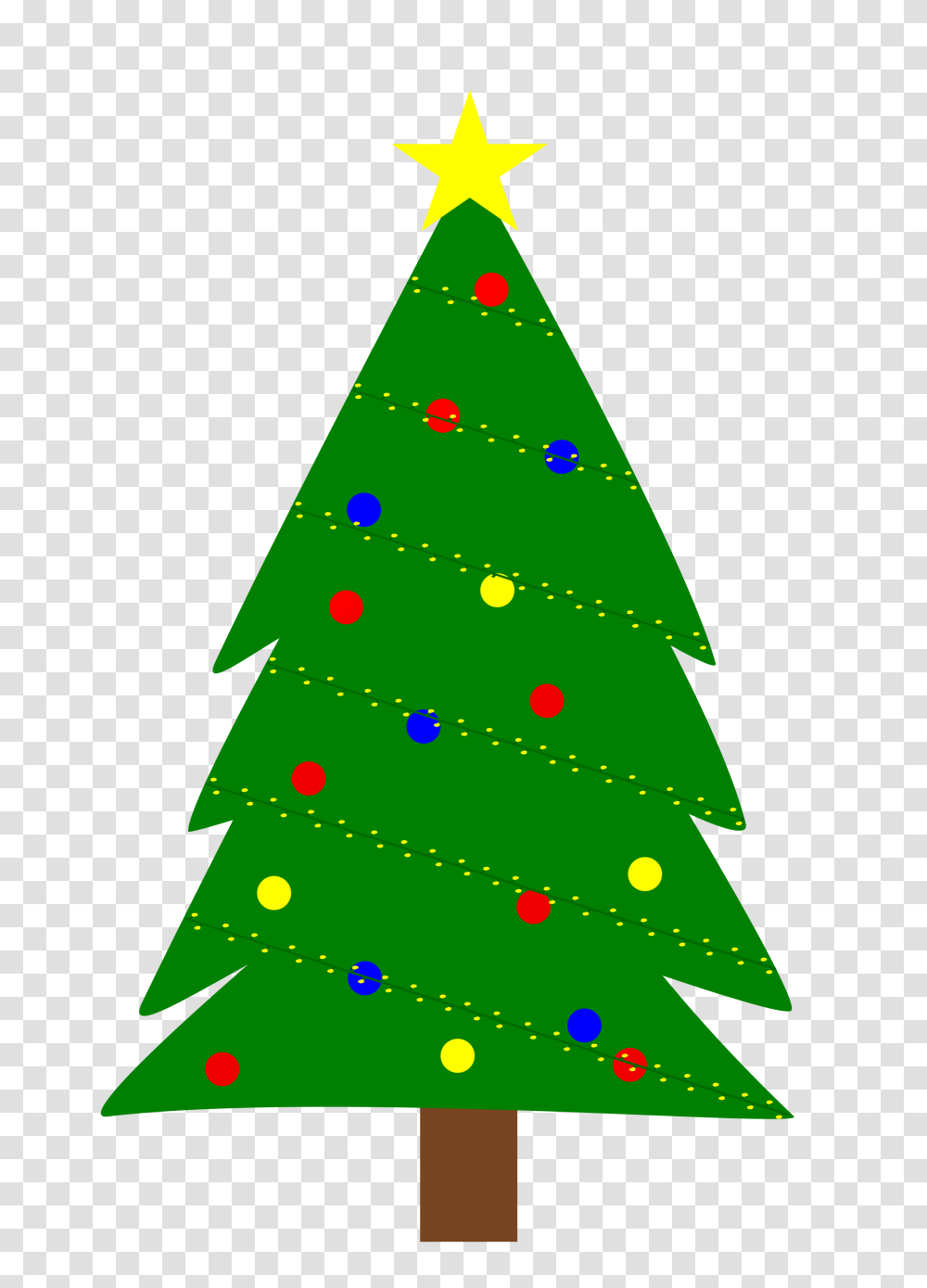 Decorated Christmas Tree With Star Svg Vector Purple Christmas Tree Drawing, Ornament, Plant, Lighting, Triangle Transparent Png