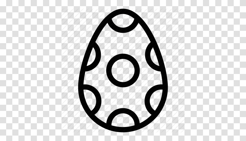 Decorated Egg Decoration Dotted Lines Easter Easter Day Egg Icon, Piano, Leisure Activities, Musical Instrument, Plectrum Transparent Png
