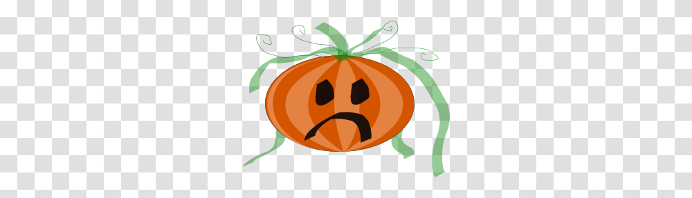 Decorated Sad Pumpkin Clip Art, Vegetable, Plant, Food, Leaf Transparent Png