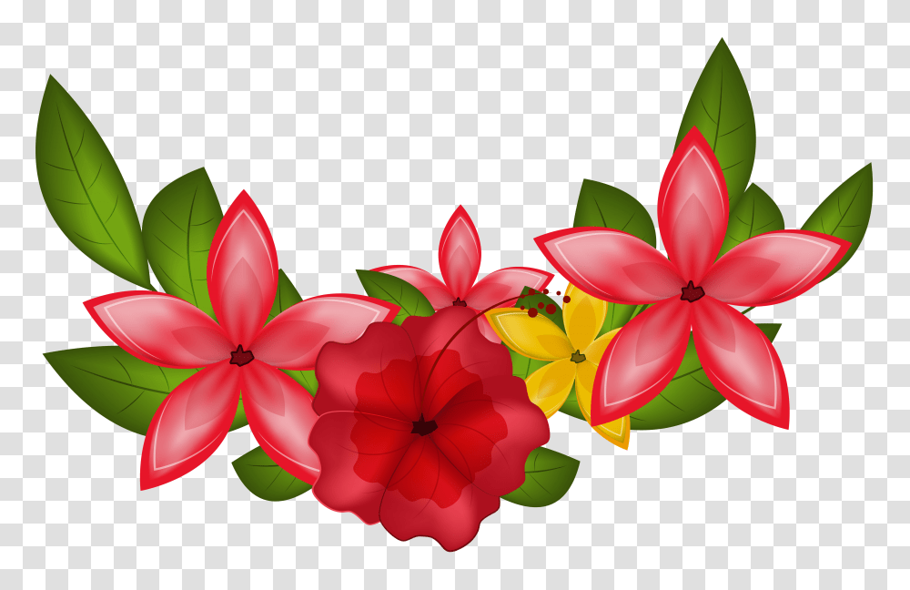 Decoration Clipart Clip Art Flower, Floral Design, Pattern, Plant Transparent Png