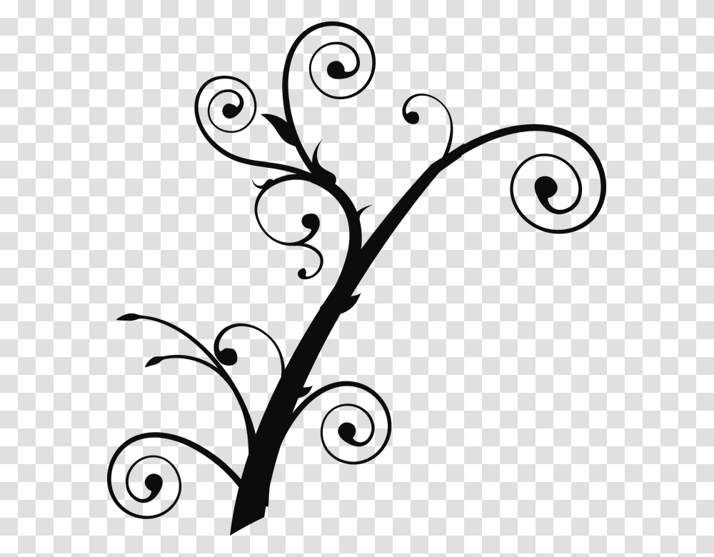 Decoration Clipart Curly, Floral Design, Pattern, Scissors Transparent Png