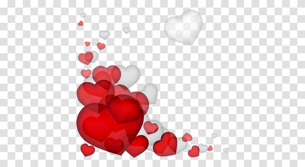 Decoration Coeur Clip Art Clipart Heart Background, Plant, Petal, Flower, Blossom Transparent Png