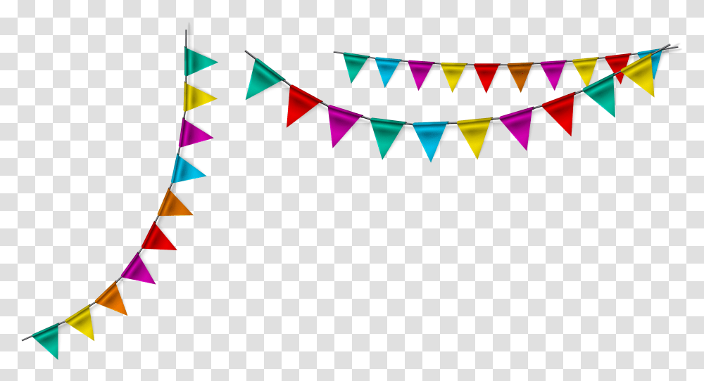 Decoration Colorful Colorful Flag Banner, Crowd, Triangle Transparent Png