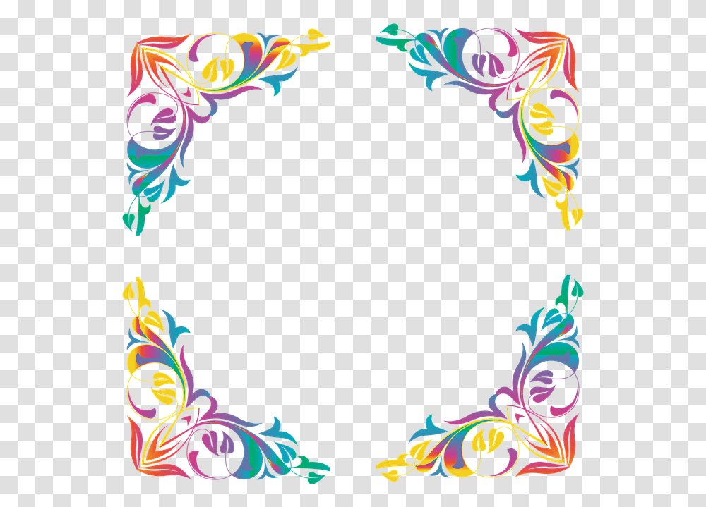 Decoration Corner Border Frame Design Pattern Flower Decorative Border Design, Floral Design, Oval Transparent Png