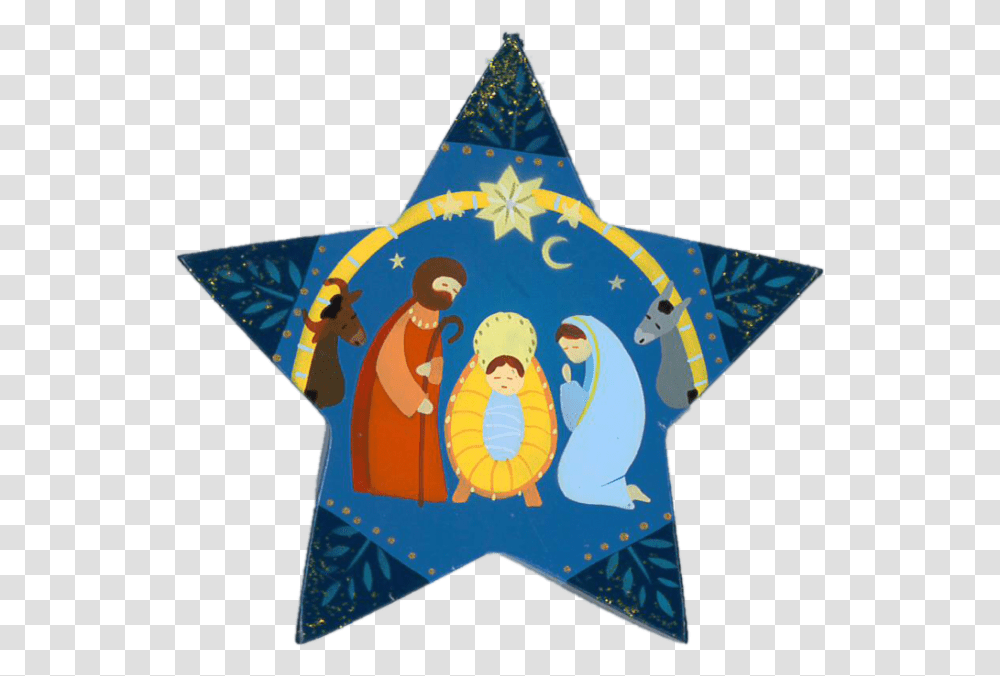 Decoration De Noel Religieuse, Star Symbol, Flag Transparent Png