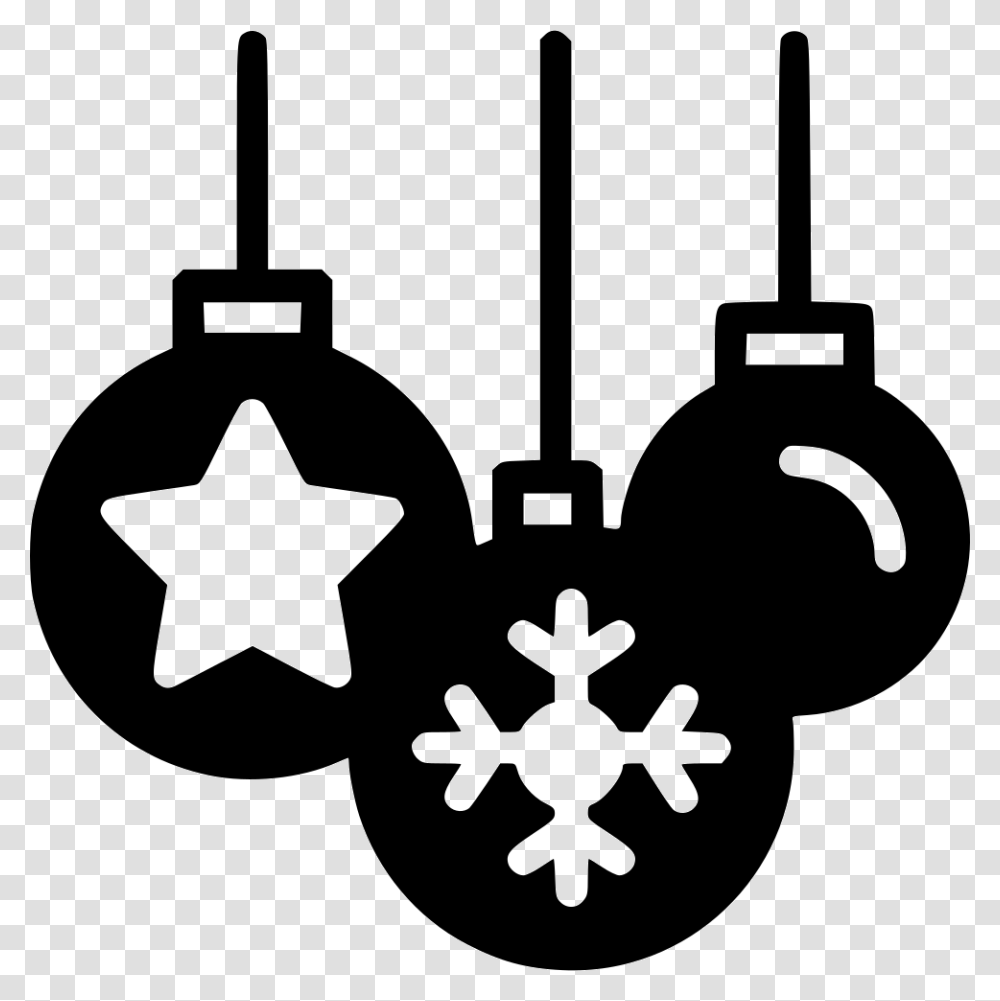 Decorations Christmas Clipart Black And White Label, Stencil, Silhouette, Lawn Mower Transparent Png