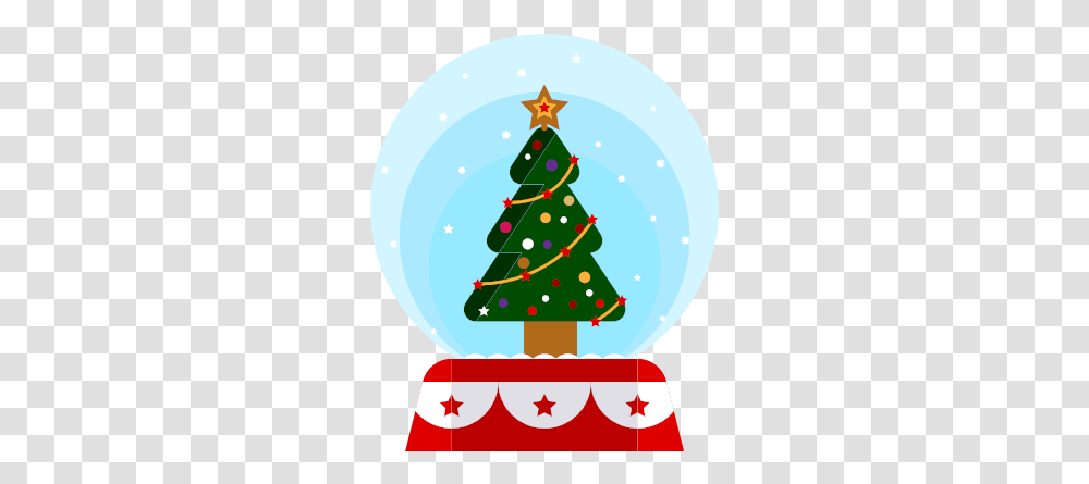 Decorations Globe Merry Snow Tree Icon Merry Christmas, Plant, Christmas Tree, Ornament, Star Symbol Transparent Png