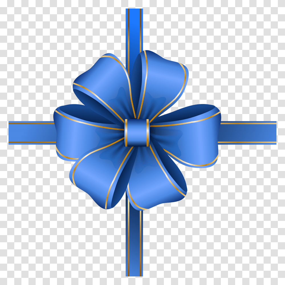 Decorative Blue Bow Clip Art Gallery, Lamp, Gift Transparent Png