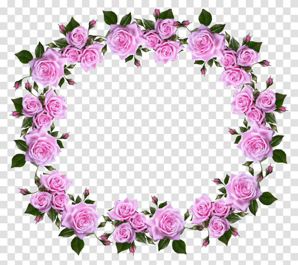 Decorative Border Picture Border Design Rose Flower, Floral Design, Pattern, Graphics, Art Transparent Png