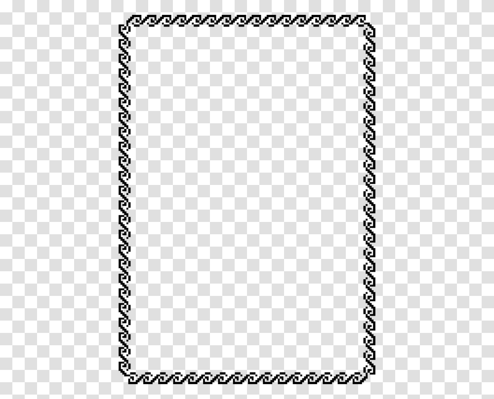 Decorative Borders Borders And Frames Drawing Art Microsoft Word, Gray, World Of Warcraft Transparent Png