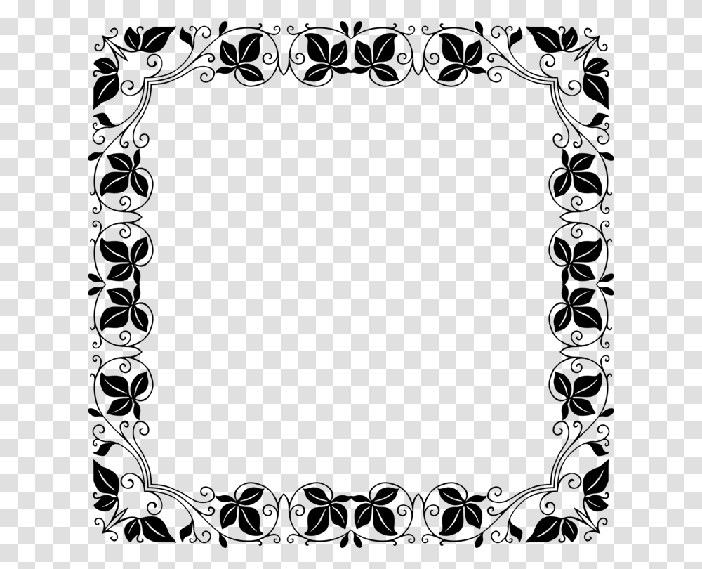 Decorative Borders Borders And Frames Picture Frames Calligraphic, Gray, World Of Warcraft Transparent Png
