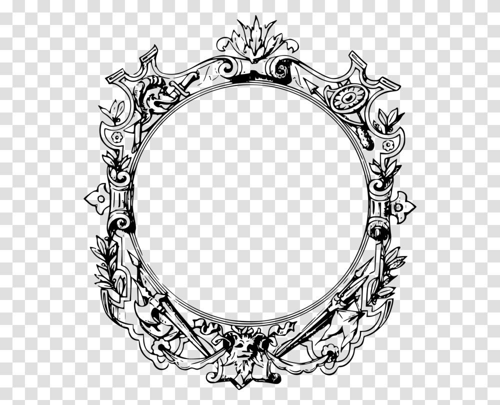 Decorative Borders Filigree Ornament Picture Frames Jewellery Free, Gray, World Of Warcraft Transparent Png