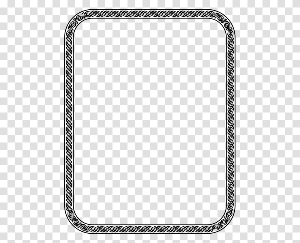 Decorative Borders Standard Paper Size Clip Art Christmas Floral, Gray, World Of Warcraft Transparent Png