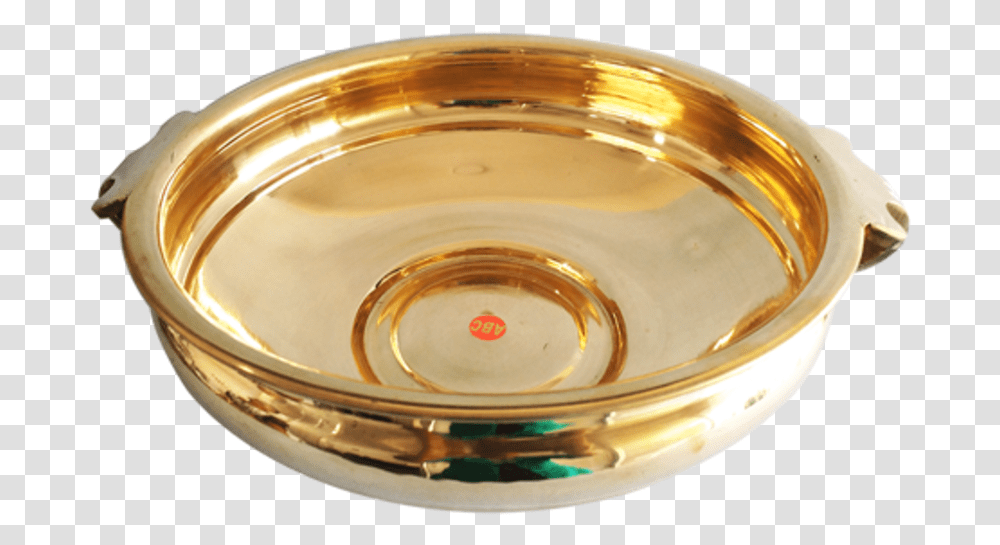 Decorative Brass Uruli Bowl Pot For Floating Flowers Serveware, Ashtray Transparent Png