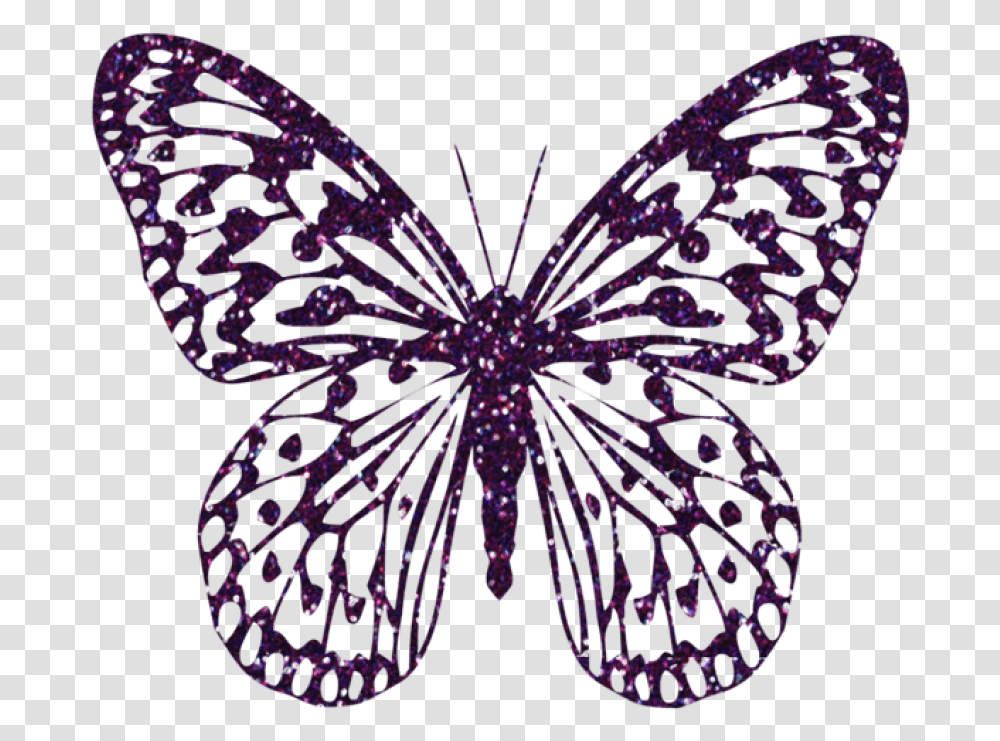 Decorative Butterfly Clipart Image Clipart Butterfly Pink, Purple, Chandelier, Lamp, Light Transparent Png