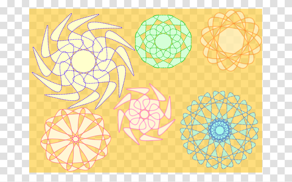 Decorative Circles Vector Graphics, Pattern, Floral Design, Fractal Transparent Png