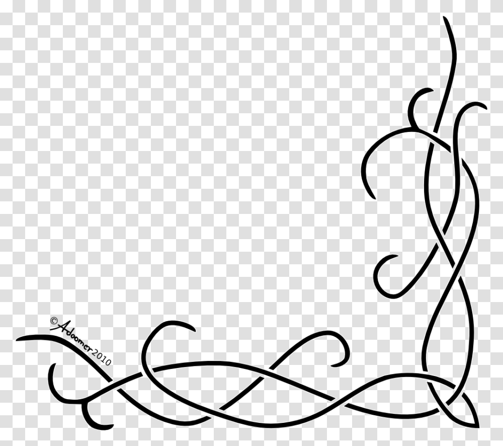 Decorative Corner Clip Art, Floral Design, Pattern Transparent Png