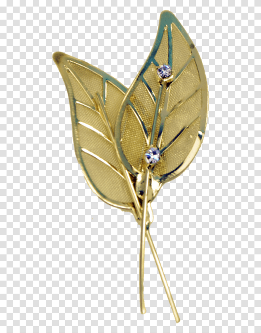Decorative Craft Accessory Gleaming Leaves Gold Badge, Accessories, Jewelry, Scissors Transparent Png