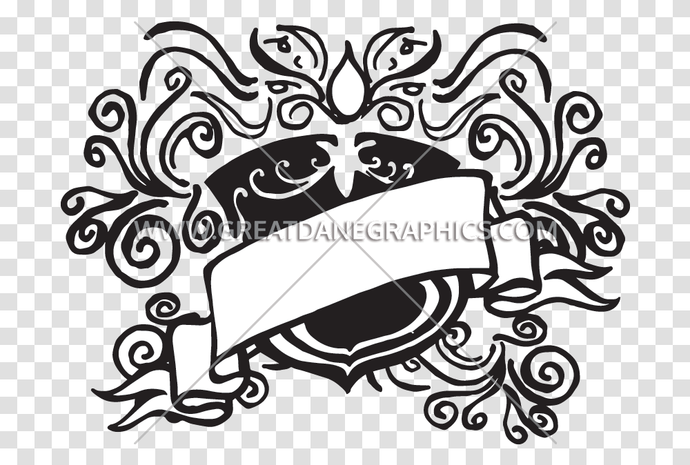 Decorative Crest Background Production Ready Artwork For T Illustration, Graphics, Floral Design, Pattern, Text Transparent Png
